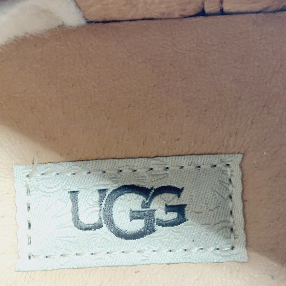 UGG Australia Reid Suede Leather Brown Winter Flat Moccasin Ankle Boots A984 - Picture 9 of 11